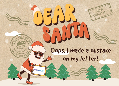 Dear Santa Spot the Mistake Instagram Giveaway